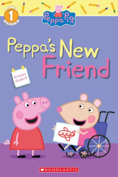 Photo of Peppa's New Friend (Peppa Pig Level 1 Reader with Stickers)