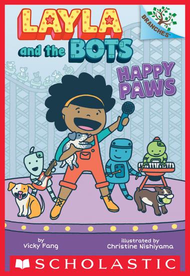 Photo of Happy Paws: A Branches Book (Layla and the Bots #1)