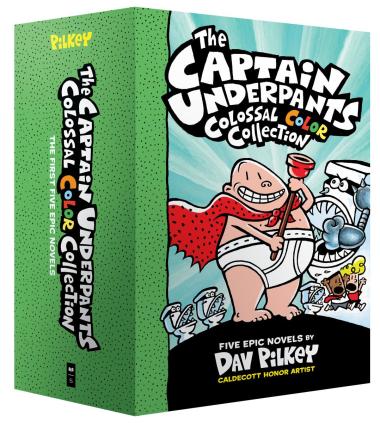 Photo of The Captain Underpants Colossal Color Collection (Captain Underpants #1-5 Boxed Set)