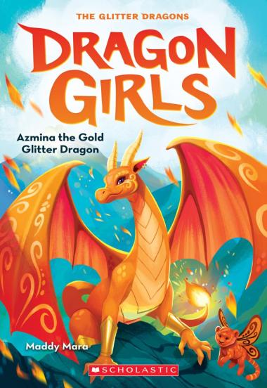 Photo of Azmina the Gold Glitter Dragon (Dragon Girls #1)