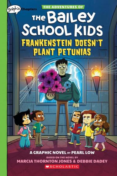 Photo of Frankenstein Doesn't Plant Petunias: A Graphix Chapters Book (The Adventures of the Bailey School Kids #2)