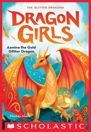 Photo of Azmina the Gold Glitter Dragon (Dragon Girls #1)