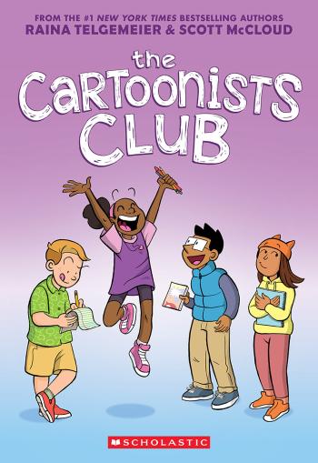 Book cover for The Cartoonists Club: A Graphic Novel