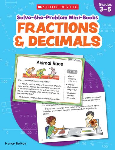 Photo of Solve-the-Problem Mini Books: Fractions & Decimals