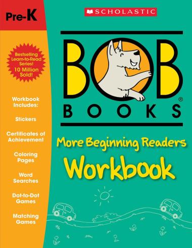 Photo of Bob Books - More Beginning Readers Workbook | Phonics, Writing Practice, Stickers, Ages 4 and up, Kindergarten, First Grade (Stage 1: Starting to Read)