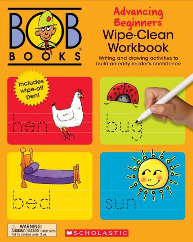 Photo of Bob Books - Wipe-Clean Workbook: Advancing Beginners | Phonics, Ages 4 and up, Kindergarten (Stage 2: Emerging Reader)