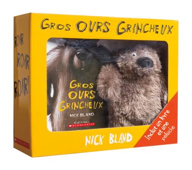 Photo of Gros Ours grincheux : Ensemble livre et peluche