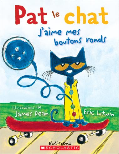 Photo of Pat le chat : J'aime mes boutons ronds