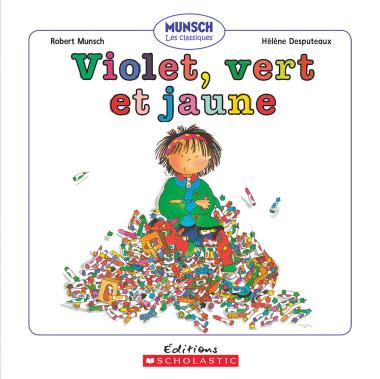 Photo of Violet, vert et jaune