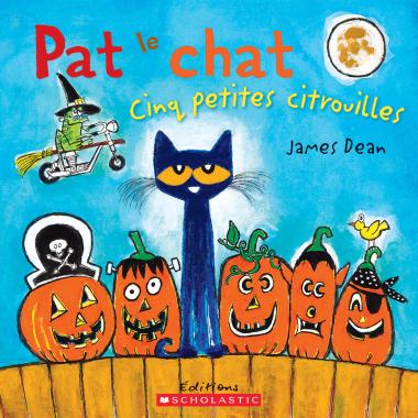 Photo of Pat le chat : Cinq petites citrouilles