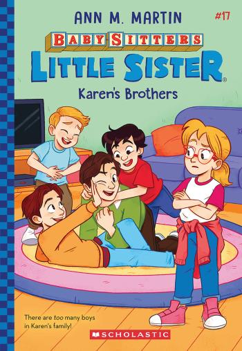 Book cover for Karen's Brothers (Baby-sitters Little Sister #17)