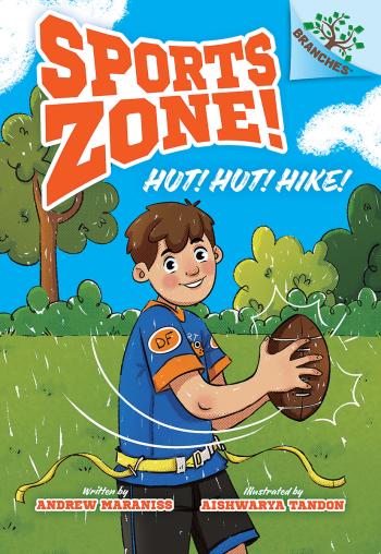 Book cover for Hut! Hut! Hike!: A Branches Book (Sports Zone! #1)