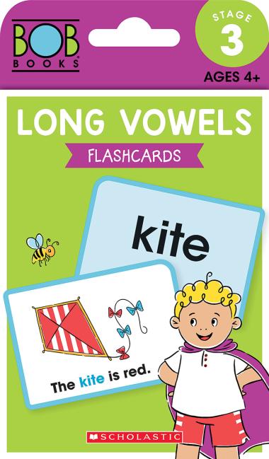 Photo of Bob Books - Long Vowels Flashcards | Phonics, Ages 4 and up, Kindergarten (Stage 3: Developing Reader)