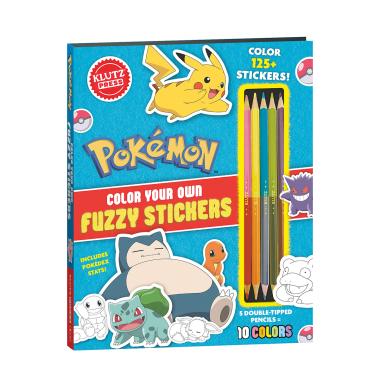 Photo of Pokémon Color Your Own Fuzzy Stickers