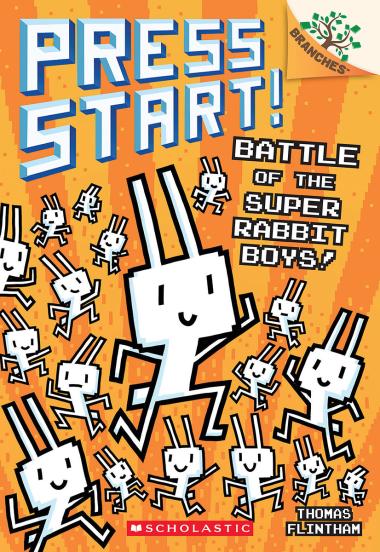 Photo of Battle of the Super Rabbit Boys!: A Branches Book (Press Start! #18)