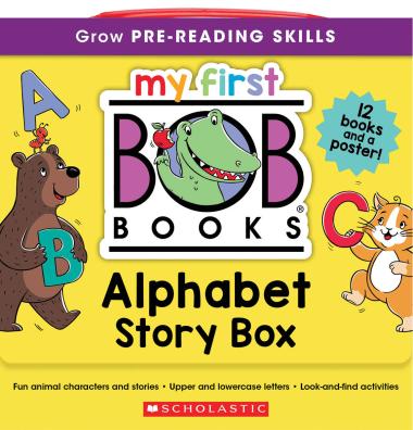 Photo of My First Bob Books - Alphabet Story Box | Phonics, Letter sounds, Ages 3 and up, Pre-K | (Reading Readiness)