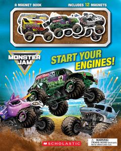 Monster Jam: Start Your Engines! A Magnet Book