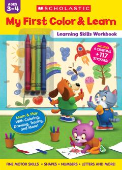 My First Color & Learn Learning Skills Workbook