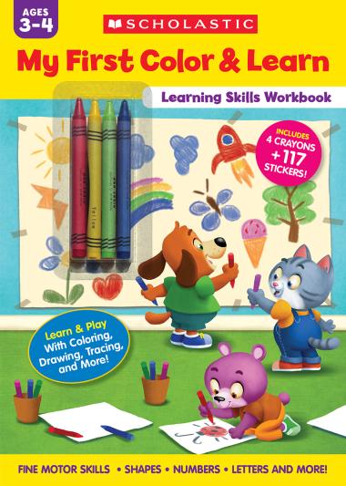 Photo of My First Color & Learn Learning Skills Workbook