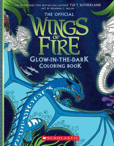Photo of Wings of Fire Glow-in-the-Dark Coloring Book