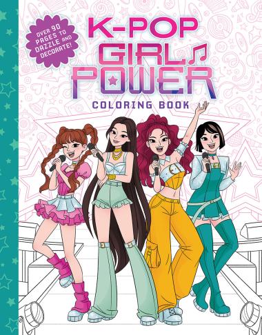 Photo of K-Pop Girl Power Coloring Book