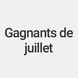 Gagnants de juin