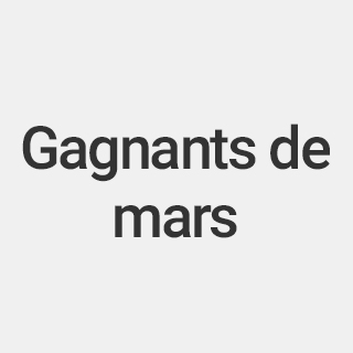 Gagnants de mars